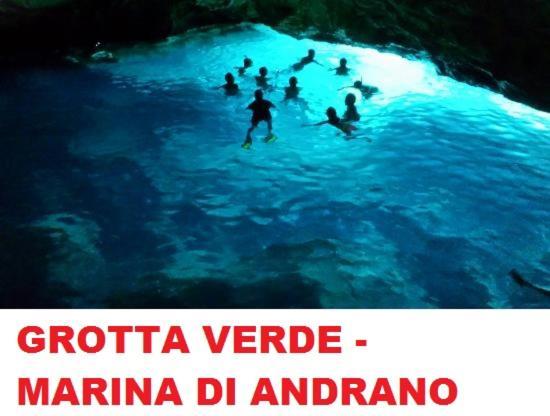 Вилла La Terrazza Di Fabrizio 5 Minuti Dal Mare Андрано Экстерьер фото